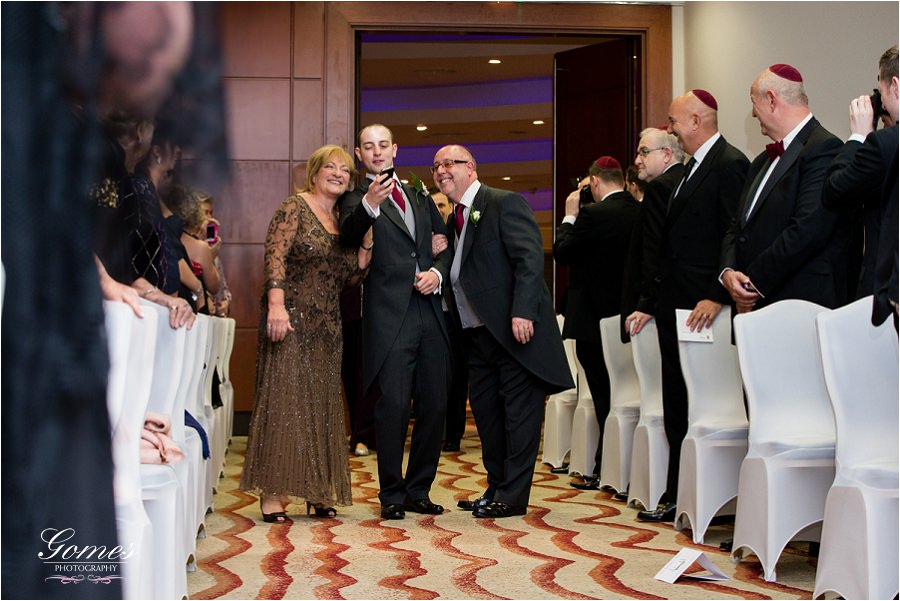 Jewish wedding ceremony