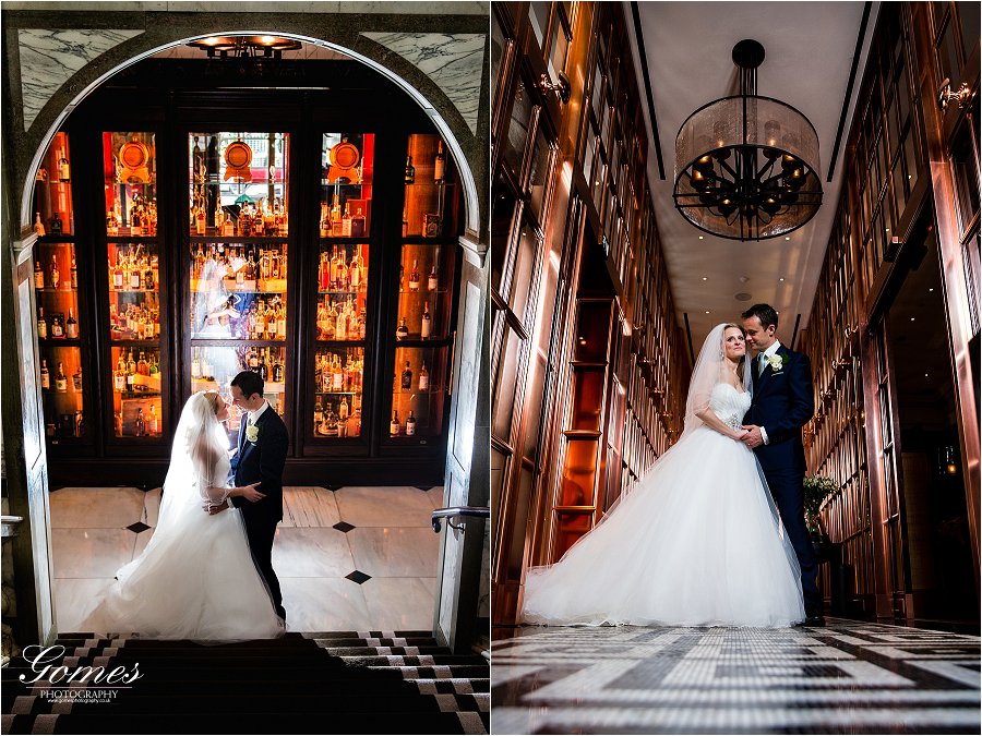 Wedding photography at the Rosewood Hotel in London