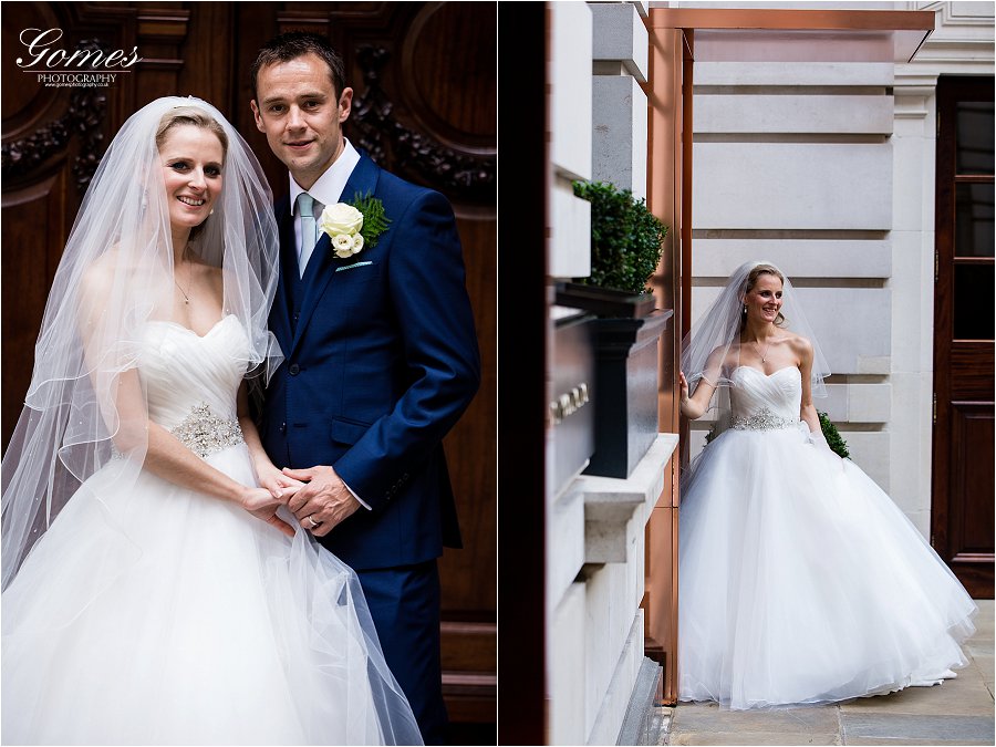 Wedding photography at the Rosewood Hotel in London