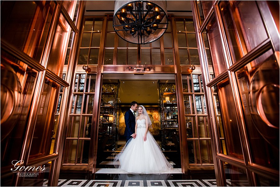 Wedding photography at the Rosewood Hotel in London