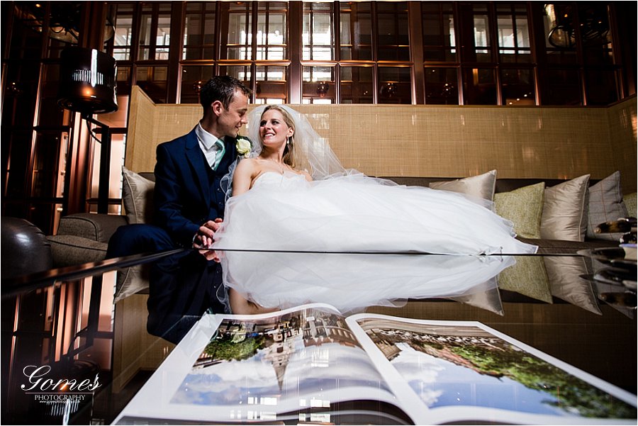 Wedding photographer at the Rosewood Hotel in London