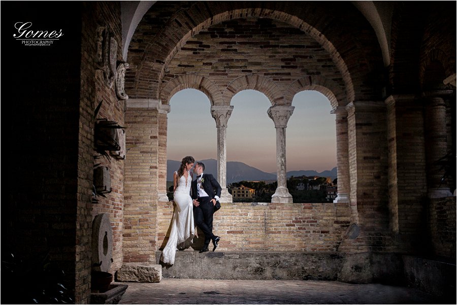 Italian castle wedding